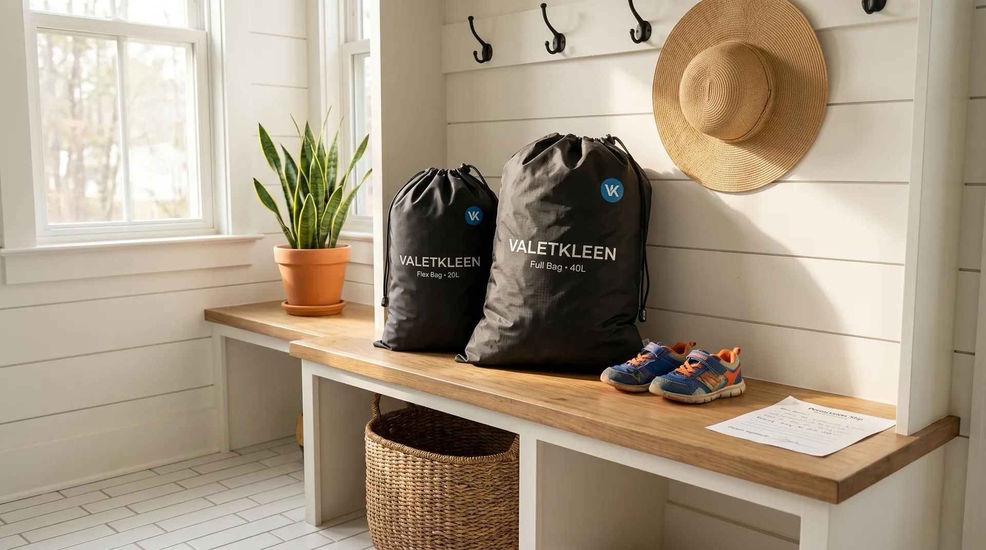 ValetKleen bags in Georgia home